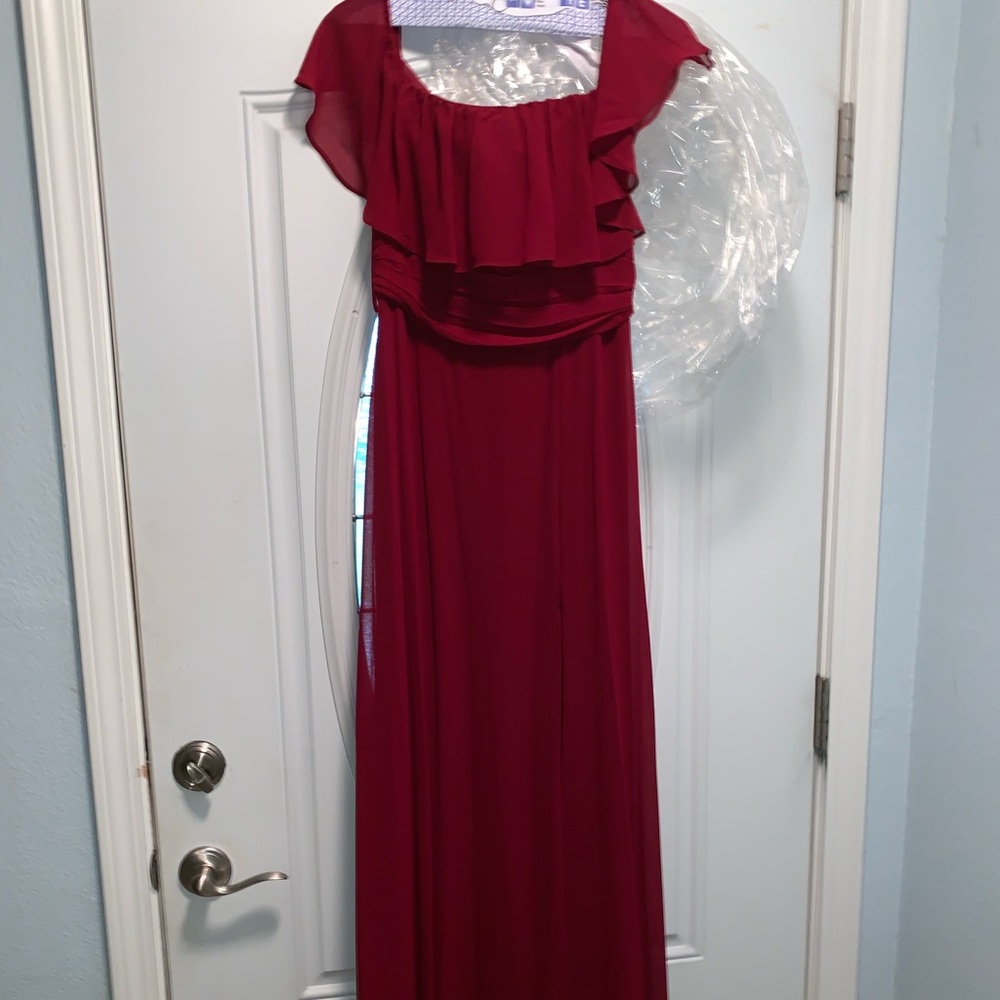 Beautiful Red dress with slit